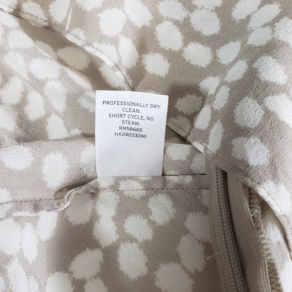 Halogen Small Silk Abstract Dot Tank Nordstrom (I) - Picture 6 of 9